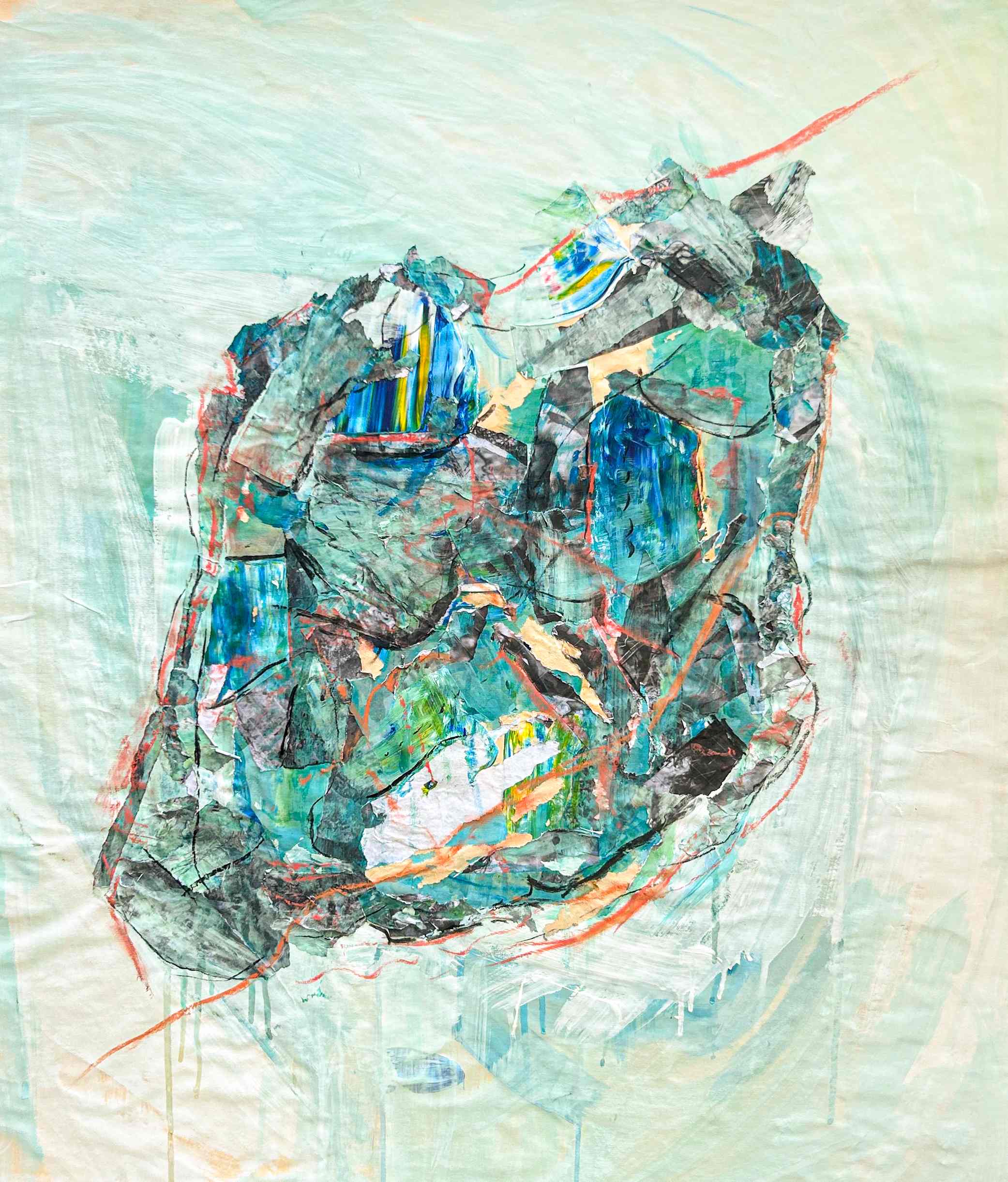 Maddaloni Francesca_008_Serie Boundary conditions 7, 2023, tecnica mista, cm 110x90