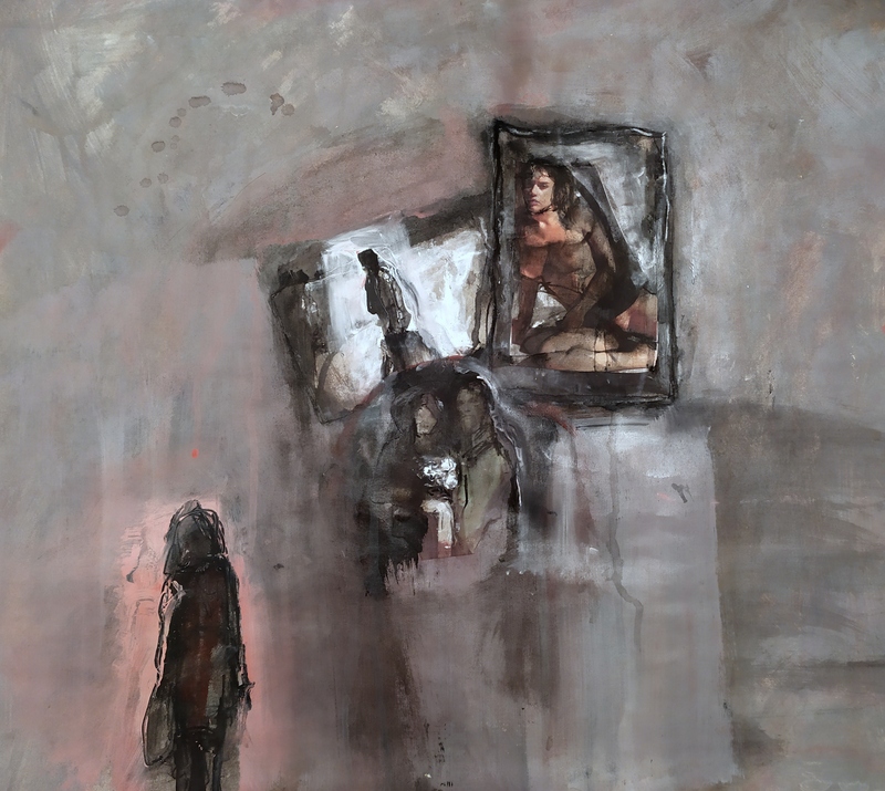 Rigonat Adriana-Sottili Silhoue- 2021-tte0019L - tecnica mista-54x60,5